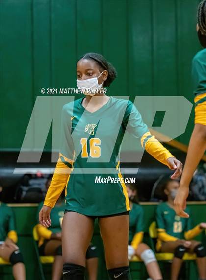 Thumbnail 2 in Seventy-First vs Pine Forest (Trojan Invitational Volleyball Tournament) photogallery.