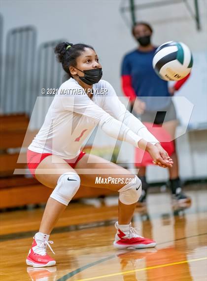 Thumbnail 2 in Seventy-First vs Pine Forest (Trojan Invitational Volleyball Tournament) photogallery.