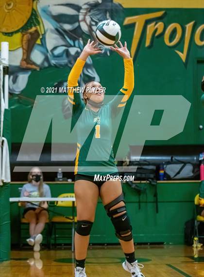 Thumbnail 1 in Seventy-First vs Pine Forest (Trojan Invitational Volleyball Tournament) photogallery.