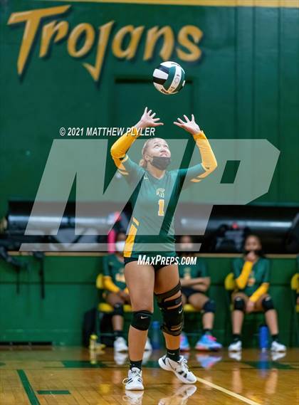 Thumbnail 3 in Seventy-First vs Pine Forest (Trojan Invitational Volleyball Tournament) photogallery.