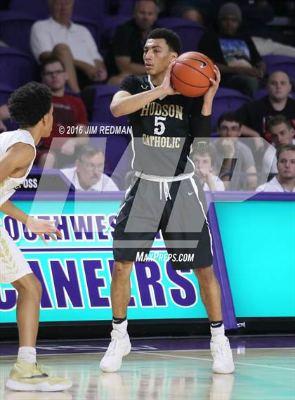 Thumbnail 2 in Hudson Catholic vs. Neumann-Goretti (City of Palms Classic) photogallery.