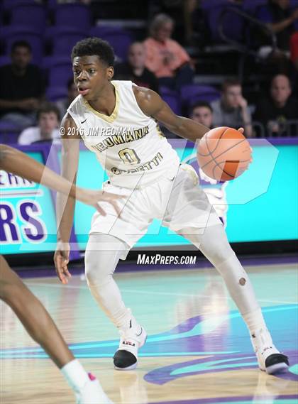 Thumbnail 1 in Hudson Catholic vs. Neumann-Goretti (City of Palms Classic) photogallery.
