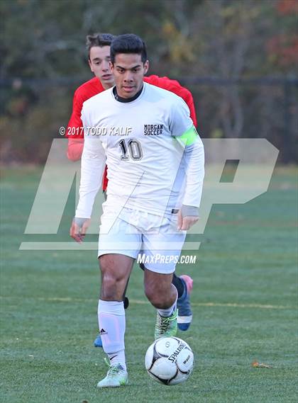 Thumbnail 3 in Cromwell @ Morgan (CIAC Class S Quarterfinal) photogallery.