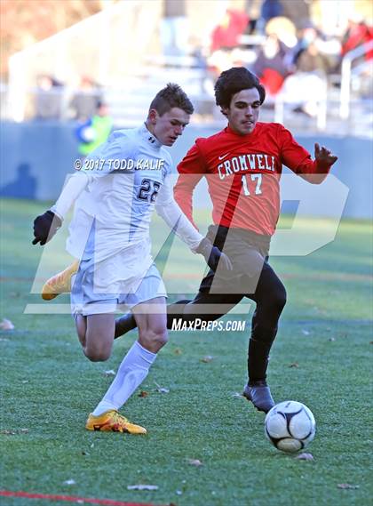 Thumbnail 1 in Cromwell @ Morgan (CIAC Class S Quarterfinal) photogallery.