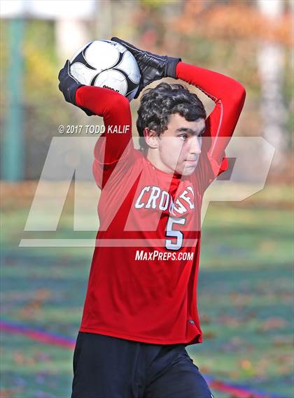 Thumbnail 3 in Cromwell @ Morgan (CIAC Class S Quarterfinal) photogallery.