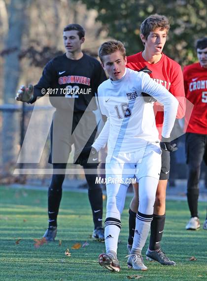 Thumbnail 3 in Cromwell @ Morgan (CIAC Class S Quarterfinal) photogallery.