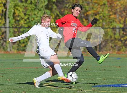 Thumbnail 3 in Cromwell @ Morgan (CIAC Class S Quarterfinal) photogallery.