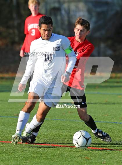 Thumbnail 3 in Cromwell @ Morgan (CIAC Class S Quarterfinal) photogallery.