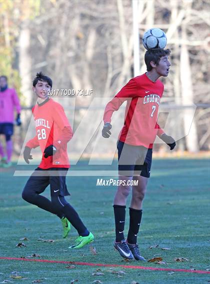 Thumbnail 3 in Cromwell @ Morgan (CIAC Class S Quarterfinal) photogallery.