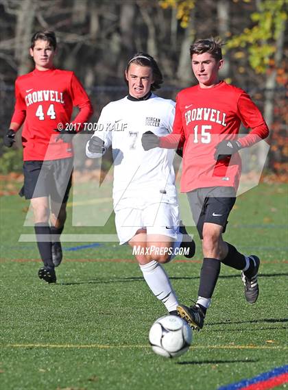 Thumbnail 1 in Cromwell @ Morgan (CIAC Class S Quarterfinal) photogallery.