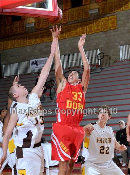 Thumbnail 3 in Parker vs. Cathedral (MaxPreps Holiday Classic) photogallery.