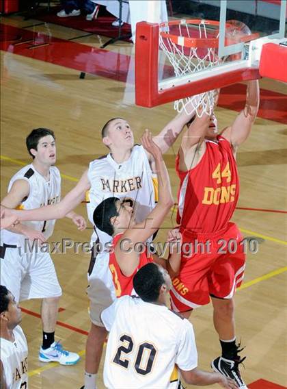 Thumbnail 1 in Parker vs. Cathedral (MaxPreps Holiday Classic) photogallery.