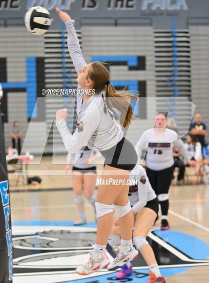 Thumbnail 2 in Willow Canyon vs. Odyssey Institute (Wolves Classic Volleyball Tournament) photogallery.