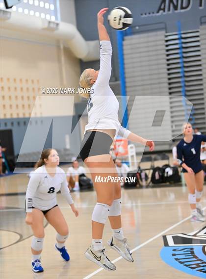 Thumbnail 2 in Willow Canyon vs. Odyssey Institute (Wolves Classic Volleyball Tournament) photogallery.