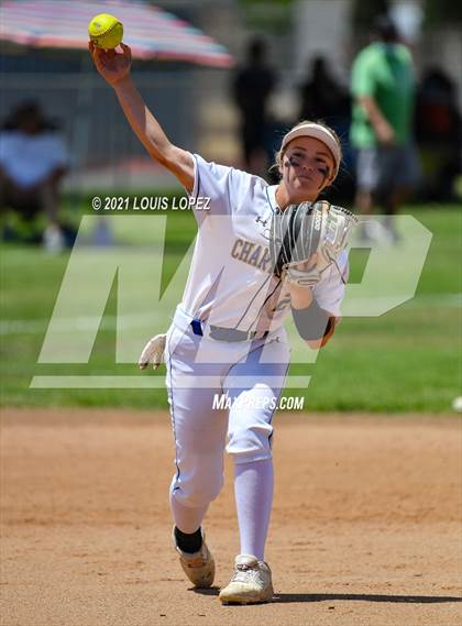 Thumbnail 1 in Don Lugo @ Charter Oak (CIF SS DIV 3 Playoff) photogallery.
