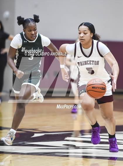 Thumbnail 2 in Waxahachie vs. Princeton (Wylie Girls Basketball Showcase) photogallery.