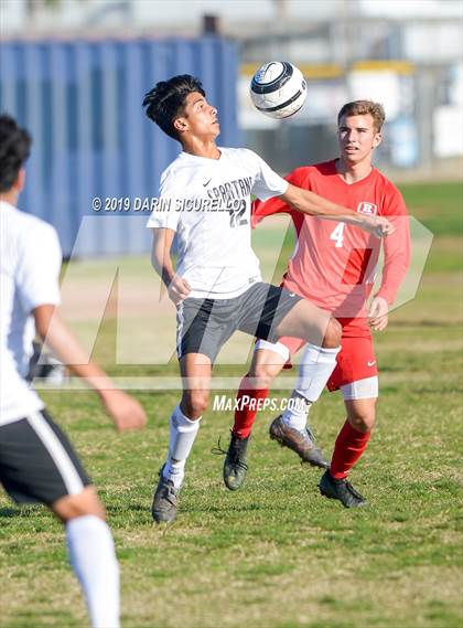 Thumbnail 3 in Villa Park vs. Redondo Union (Marina Tournament) photogallery.