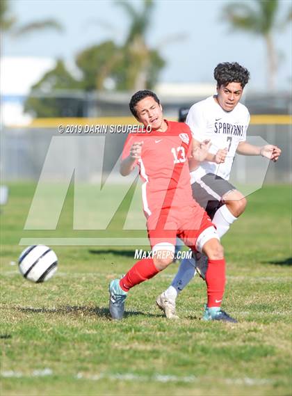 Thumbnail 2 in Villa Park vs. Redondo Union (Marina Tournament) photogallery.