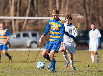 Thumbnail 2 in Lansing v Hoosick Falls (NYSPHSAA Class C Semifinal) photogallery.