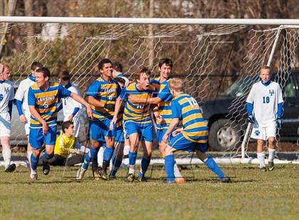 Thumbnail 3 in Lansing v Hoosick Falls (NYSPHSAA Class C Semifinal) photogallery.