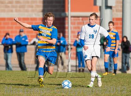 Thumbnail 1 in Lansing v Hoosick Falls (NYSPHSAA Class C Semifinal) photogallery.