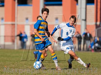 Thumbnail 3 in Lansing v Hoosick Falls (NYSPHSAA Class C Semifinal) photogallery.