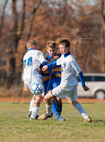 Thumbnail 2 in Lansing v Hoosick Falls (NYSPHSAA Class C Semifinal) photogallery.