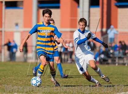 Thumbnail 1 in Lansing v Hoosick Falls (NYSPHSAA Class C Semifinal) photogallery.