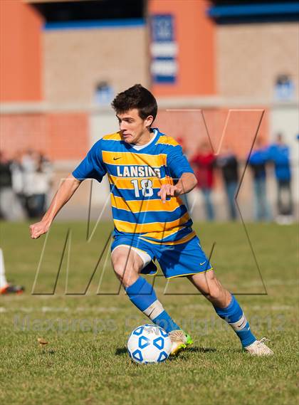 Thumbnail 2 in Lansing v Hoosick Falls (NYSPHSAA Class C Semifinal) photogallery.