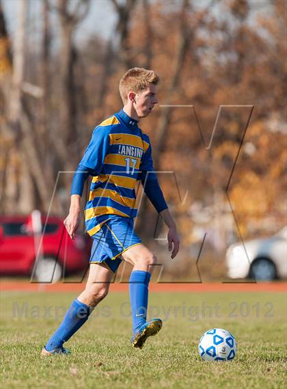 Thumbnail 1 in Lansing v Hoosick Falls (NYSPHSAA Class C Semifinal) photogallery.