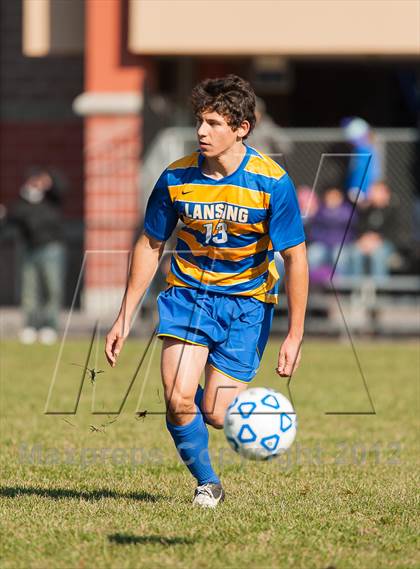 Thumbnail 3 in Lansing v Hoosick Falls (NYSPHSAA Class C Semifinal) photogallery.