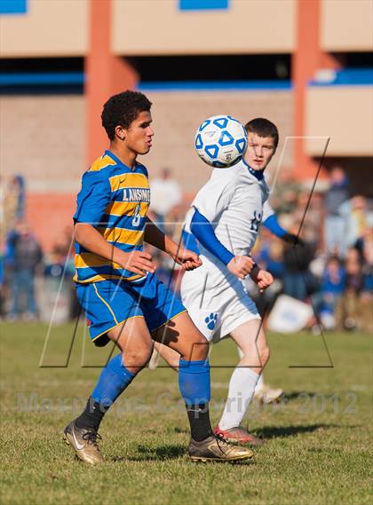 Thumbnail 2 in Lansing v Hoosick Falls (NYSPHSAA Class C Semifinal) photogallery.