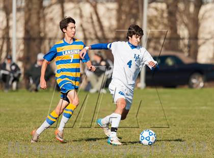 Thumbnail 2 in Lansing v Hoosick Falls (NYSPHSAA Class C Semifinal) photogallery.