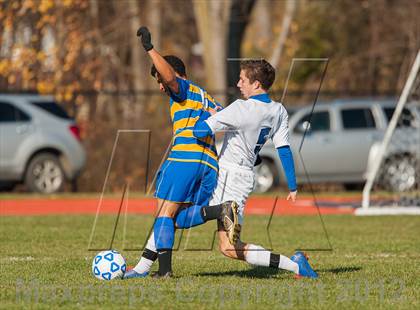 Thumbnail 2 in Lansing v Hoosick Falls (NYSPHSAA Class C Semifinal) photogallery.