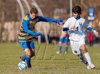 Thumbnail 3 in Lansing v Hoosick Falls (NYSPHSAA Class C Semifinal) photogallery.