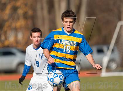 Thumbnail 3 in Lansing v Hoosick Falls (NYSPHSAA Class C Semifinal) photogallery.