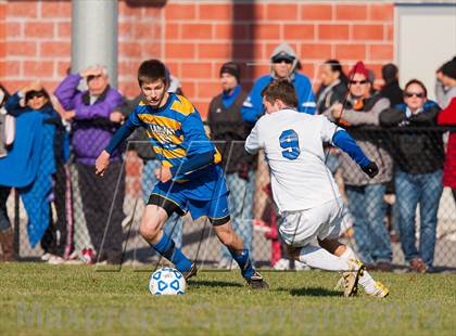 Thumbnail 2 in Lansing v Hoosick Falls (NYSPHSAA Class C Semifinal) photogallery.