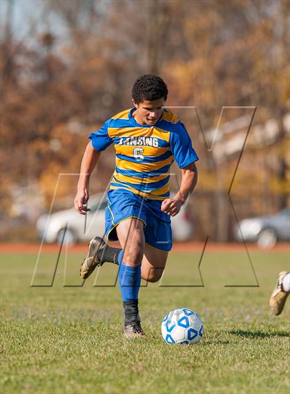 Thumbnail 1 in Lansing v Hoosick Falls (NYSPHSAA Class C Semifinal) photogallery.