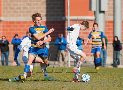 Thumbnail 2 in Lansing v Hoosick Falls (NYSPHSAA Class C Semifinal) photogallery.