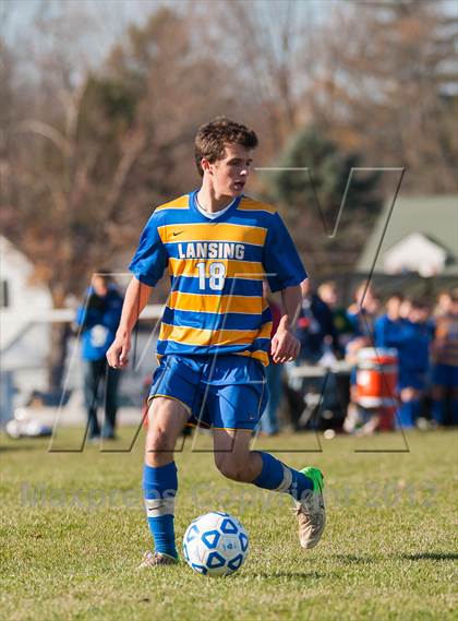 Thumbnail 3 in Lansing v Hoosick Falls (NYSPHSAA Class C Semifinal) photogallery.