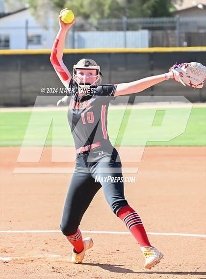 Thumbnail 3 in Empire @ Bourgade Catholic (AIA 3A Quarterfinal) photogallery.