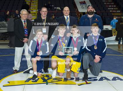 Thumbnail 1 in 2018 NYSPHSAA Wrestling Championships - Podium & Group Shots photogallery.