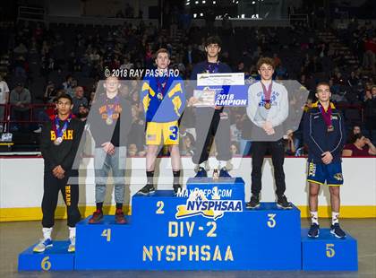 Thumbnail 3 in 2018 NYSPHSAA Wrestling Championships - Podium & Group Shots photogallery.