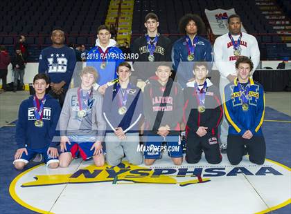Thumbnail 2 in 2018 NYSPHSAA Wrestling Championships - Podium & Group Shots photogallery.