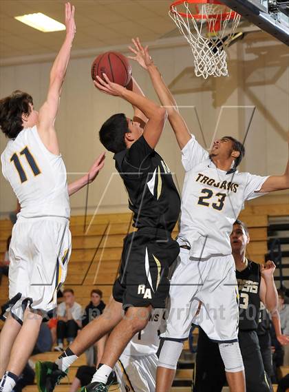 Thumbnail 1 in Rio Americano vs. Oak Ridge (Trojan Toss-Up) photogallery.