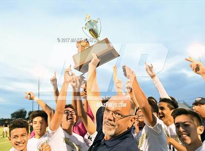 Thumbnail 1 in NFL Yet Academy vs. Yuma Catholic (AIA 3A Final Award Photos) photogallery.