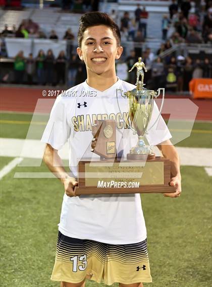 Thumbnail 1 in NFL Yet Academy vs. Yuma Catholic (AIA 3A Final Award Photos) photogallery.