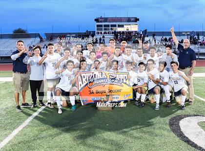 Thumbnail 2 in NFL Yet Academy vs. Yuma Catholic (AIA 3A Final Award Photos) photogallery.