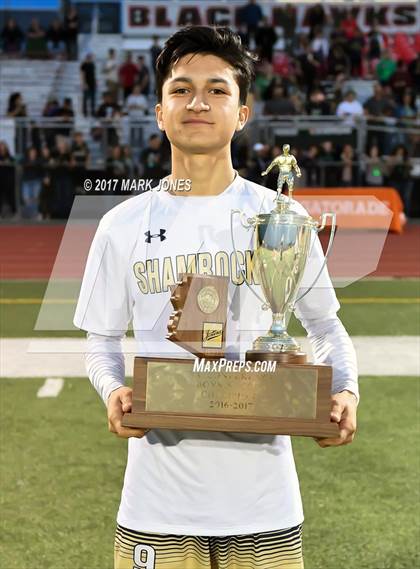 Thumbnail 1 in NFL Yet Academy vs. Yuma Catholic (AIA 3A Final Award Photos) photogallery.
