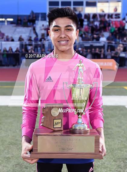 Thumbnail 1 in NFL Yet Academy vs. Yuma Catholic (AIA 3A Final Award Photos) photogallery.